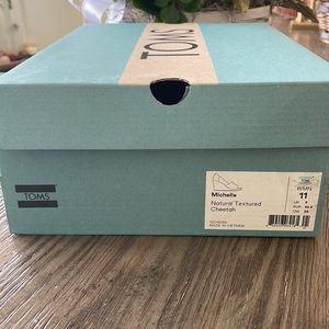 Tom’s Michelle wedge NWT